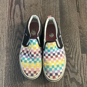 Vans Multi-Colored Checkerboard Slip-in’s